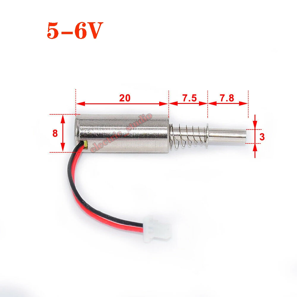 

Мини соленоид 8мм для замка отпечатков пальцев