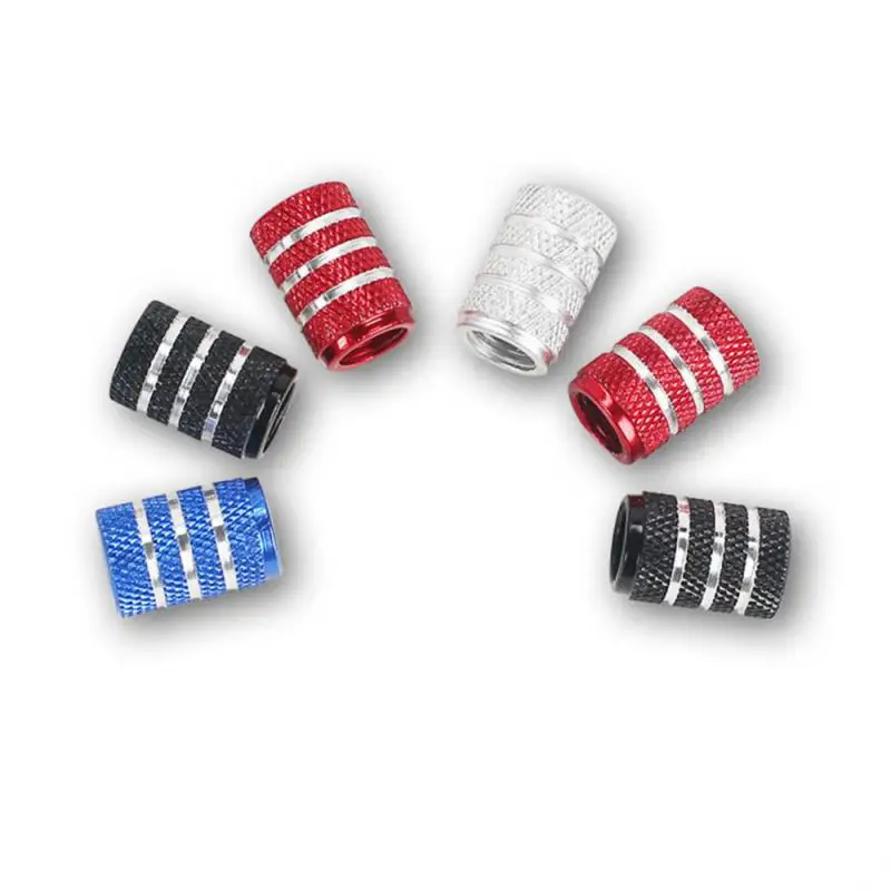 

4Pcs/lot Car Wheel Tire Valve Caps Aluminum Alloy Stem Caps Cover Waterproof Valve Core For Vehicle Truck Car Accessories