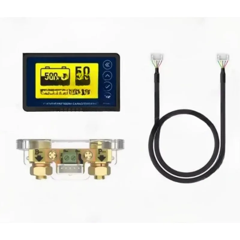 Фото DC8-120V счетчик кулонов индикатор емкости аккумулятора напряжение ток 50A/100A/350A/500A счетчик кулонов для электромобиля №3