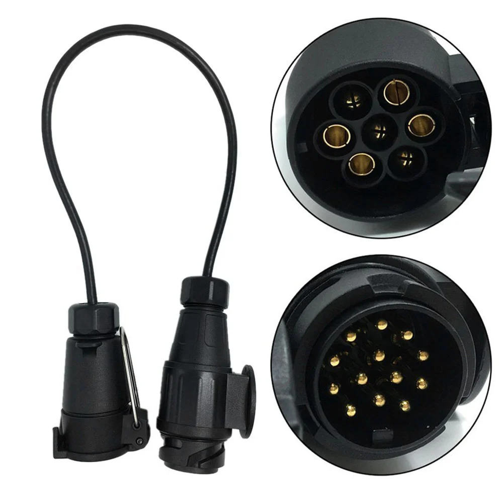 

Adapter Connector Car Accessories Connector Plug Pin to Pin Trailer Light Extension Adaptor Socket Plug Caravan Towing