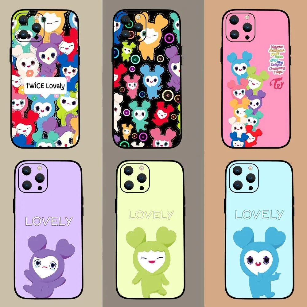 Чехол для телефона Laburi Twice-Lovelys iPhone Mini 11 12 13 14 15 Pro XS Max X Plus SE XR Shell