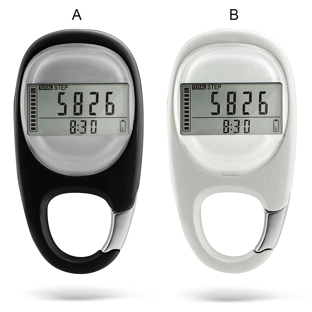 

Digital Display Walking Pedometer Exercise Steps Counter Counting Black