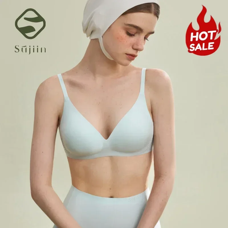 SUJIIN бюстгальтер пуш-ап для маленькой груди бесшовный беспроводной