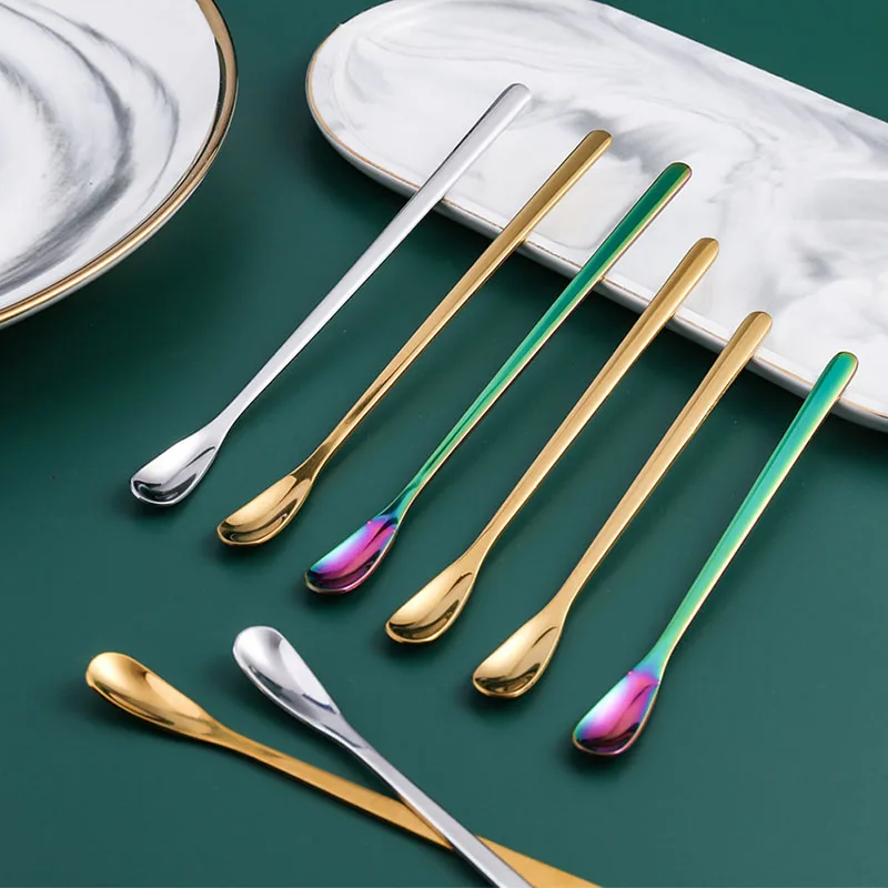 

Mixing Spoons Coffee Spoons Cake Scooper Cute Soup Teaspoons Ice Cream Dessert Scoops Wine Mini Bar Home Coffee Accessories