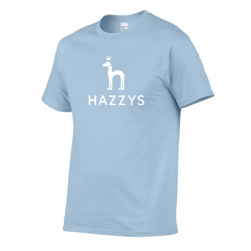

2022 couple's new hazzys high-quality cotton round neck T-shirt various colors Printed men and women 100% cotton bottoming shirt