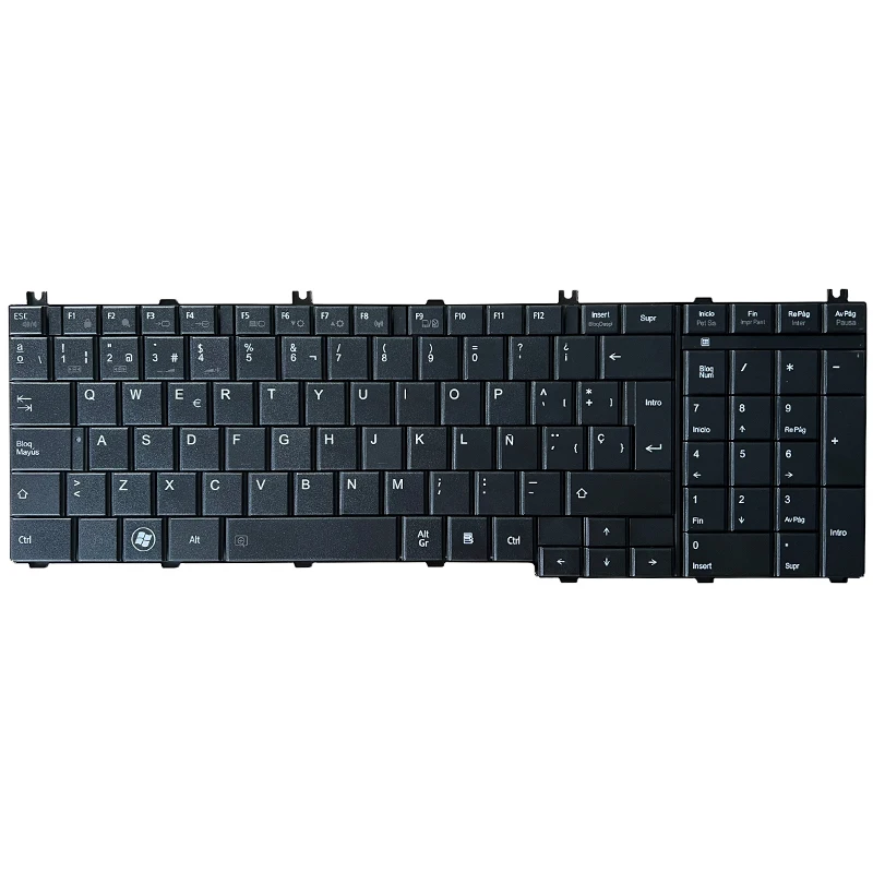 Новая черная клавиатура с испанской раскладкой для ноутбука toshiba dynabook T350 B350 SP |