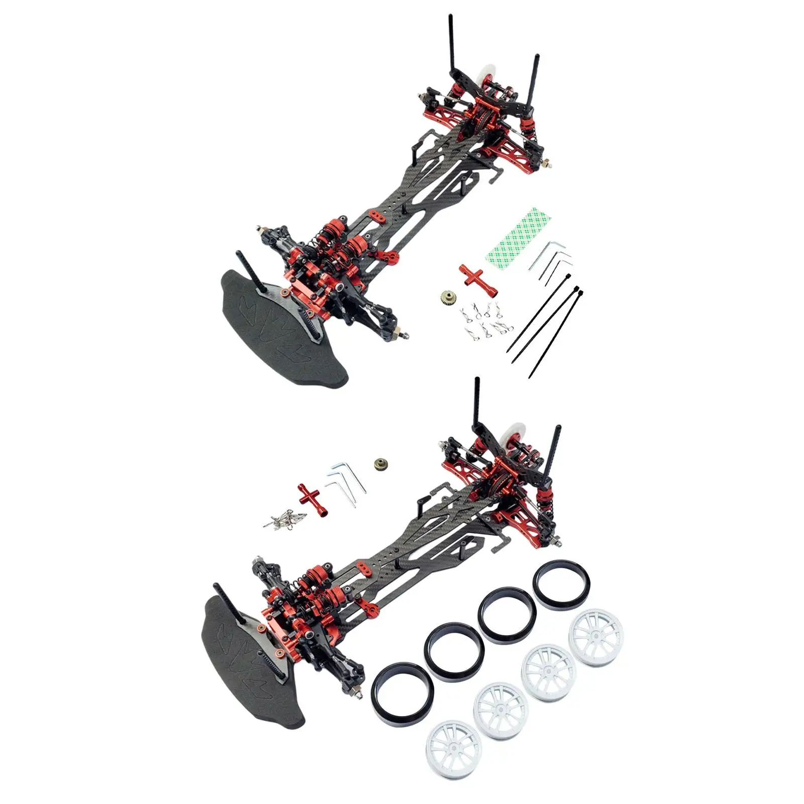 

Chassis Frame RC Car Frame for 1:10 RC Model Car Upgrade DIY Accessories