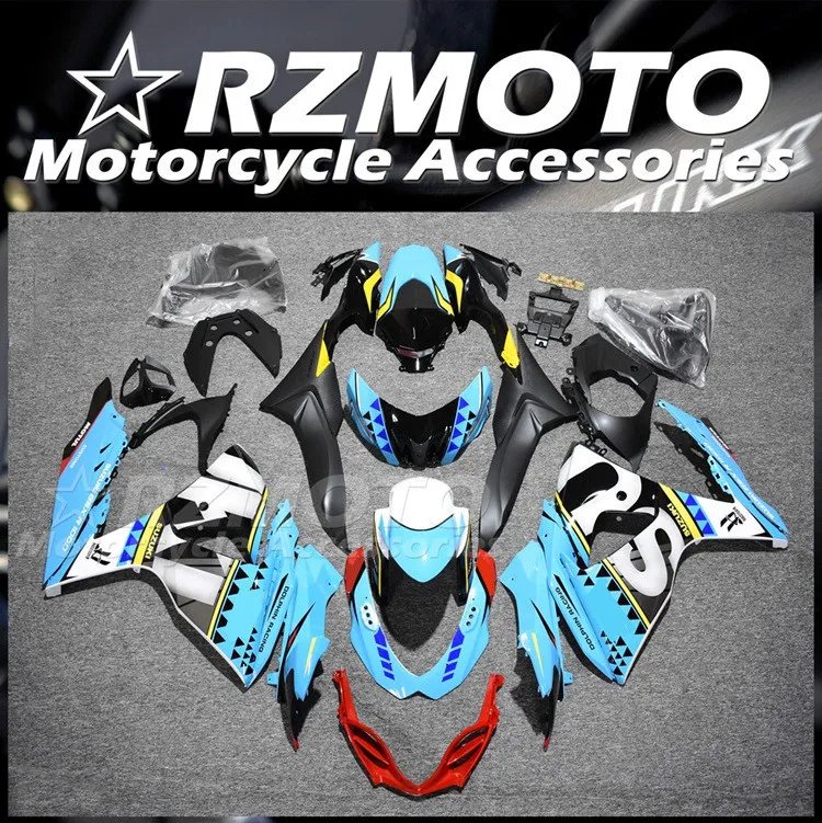 

Новый комплект обтекателей для мотоцикла ABS, подходит для Suzuki GSX-R 1000 K9 2009 2010 2011 2012 2013 2014 2016 2015, комплект обтекателей небесно-голубого цвета