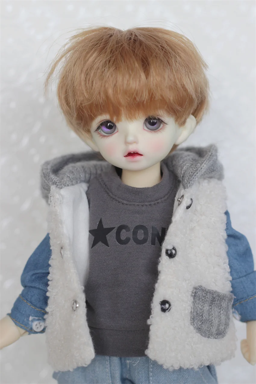 

30 см Одежда для куклы BJD, кашемировый жилет ягненка для YOSD,1/6BJD аксессуары для куклы