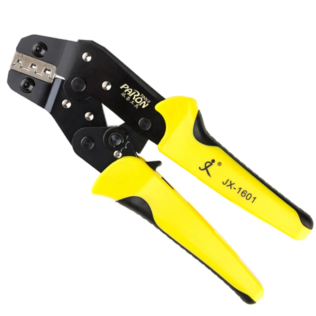 

JX-1601-8 Wire Crimper Engineering Ratchet 26-16AWG Non-insulated Terminals Crimping Pliers