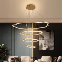 simple decorative led chandelier lamp for living room nordic 20406080100cm hanging ceiling lights pendant lamps dining room