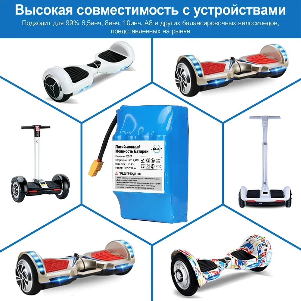 Аккумуляторная литий-ионная батарея 36 В 4400 мАч