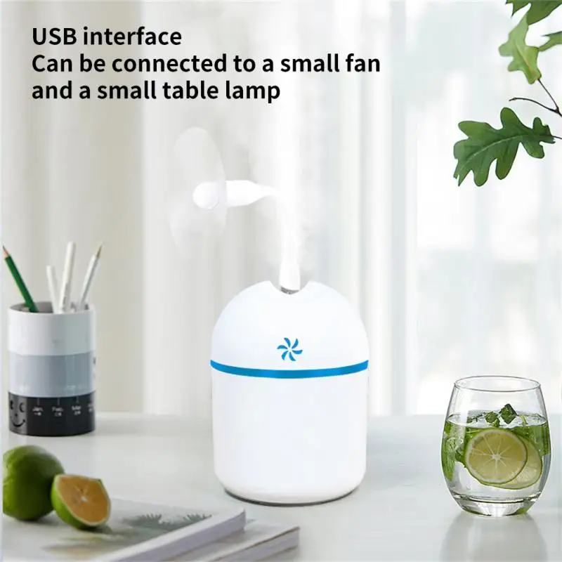 

New Cute Usb Portable Air Humidifier Diffuser mute large capacity Office Car Home desktop Ambience Light spray humidifier
