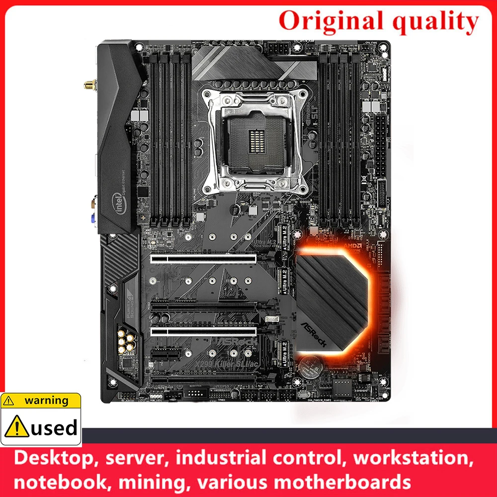 Используется для материнских плат ASROCK X299 KILLER SLI/ac KILLER SLI LGA 2066 DDR4 ATX для разгона десктопной материнской платы Intel X299