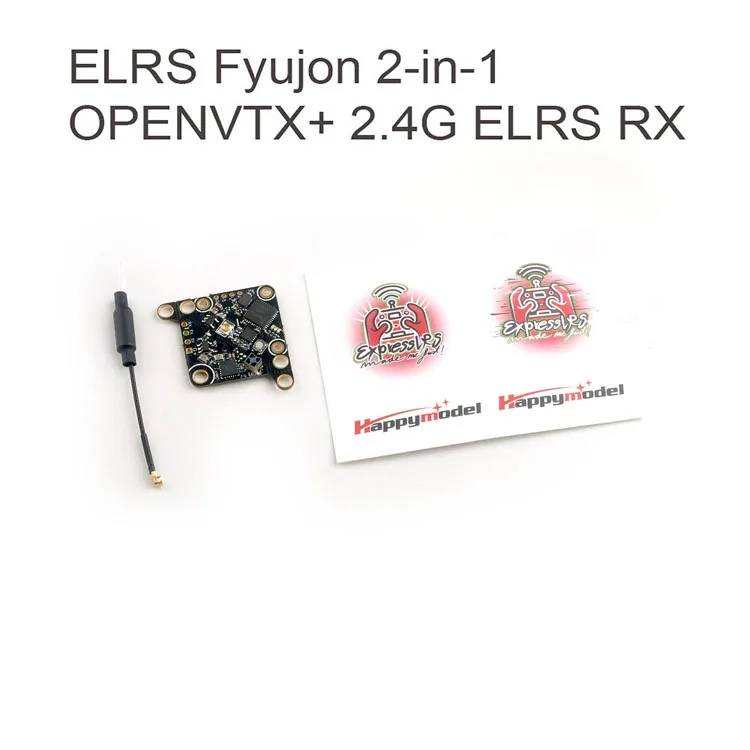 

HappyModel ELRS Fyujon 2-в-1 AIO Модуль встроенный ELRS 2,4G EP приемник OpenVTX 5,8G 48CH 300 мВт для FPV зубочисток Cinewhoop Дрон
