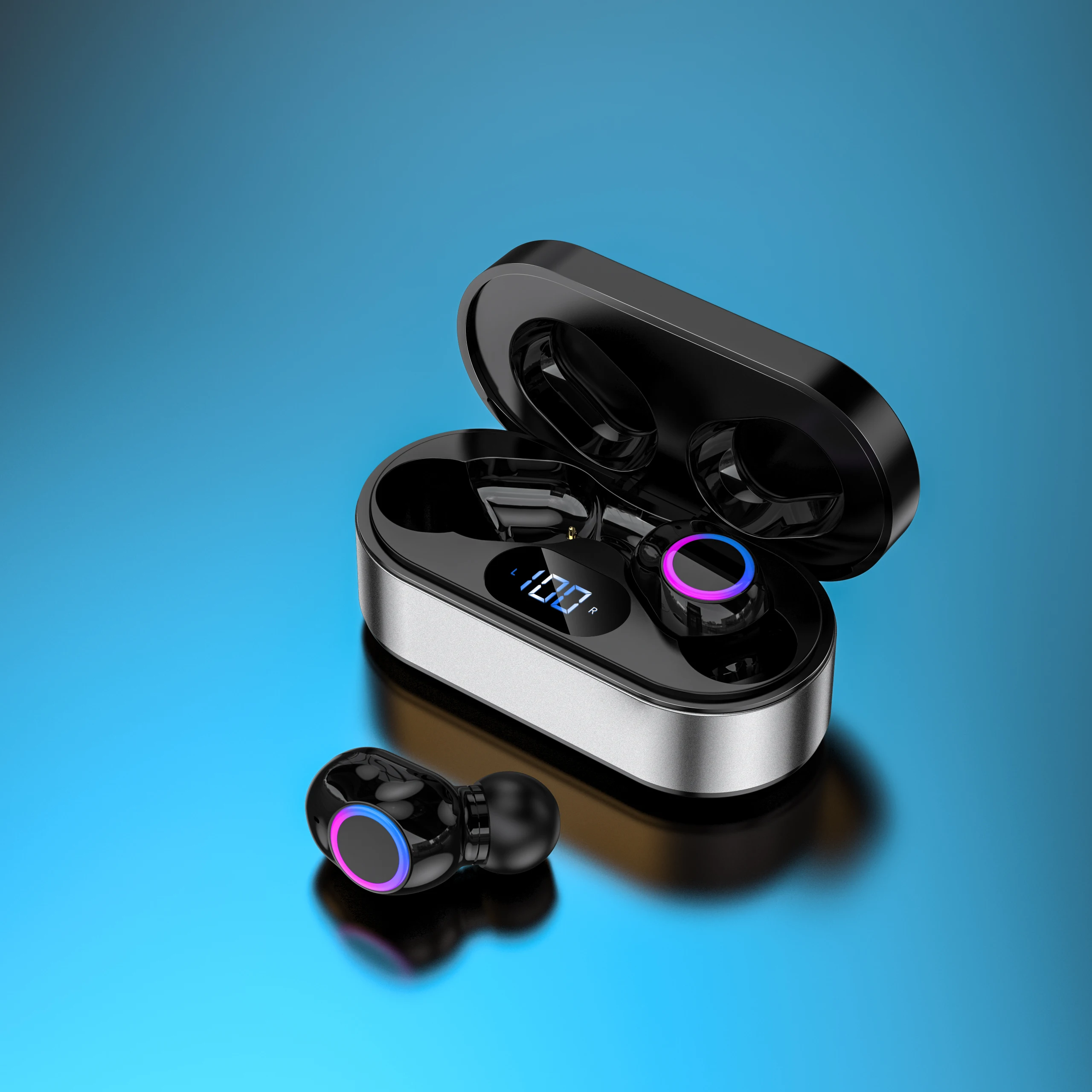 

TWS Bluetooth 5.2 Headphones Wireless Earphones LED Display Stereo Earbud Touch Control Noise Reduction Waterproof Headset 2022