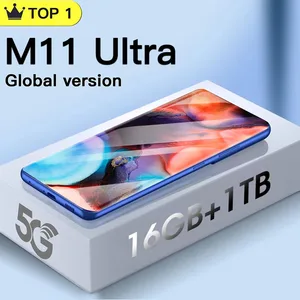 Android Phone M11 Ultra Mobile Phones 5G 16GB RAM 1TB ROM Global Version Cellphones 10Core 24MP+48MP
