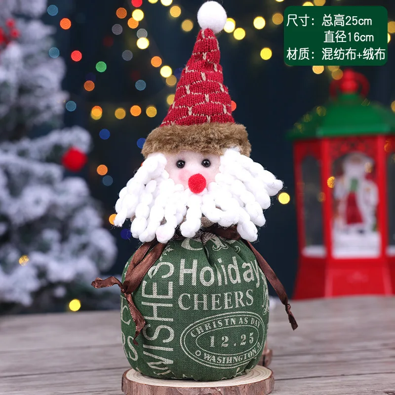 Новогодние пакеты для Яблоков с пересечением границ рождественские конфет на