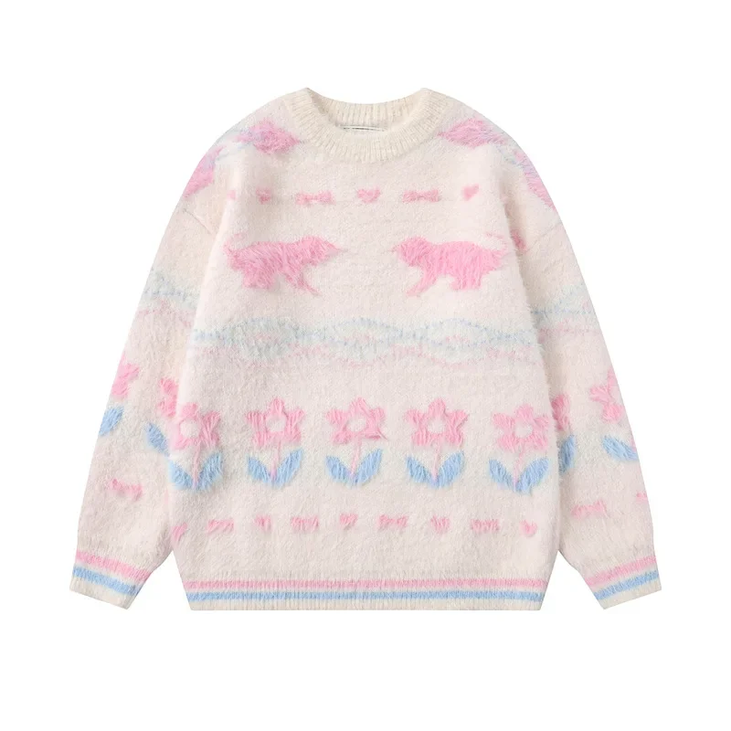 Tangshu модный 2024 осенний новый винтажный уникальный цветочный дизайн с