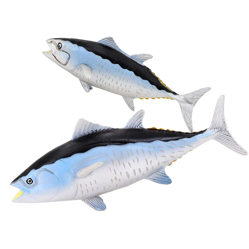 

Simulated Tuna Fish Figurine Artificial Ornament Sea Decor Simulation Decoration