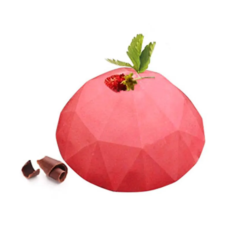 

Silicone Cake Mold Diamond Shape For Mousse Chiffon Sponge Cakes Moulds Baking Pans Decorating Accessories Tools