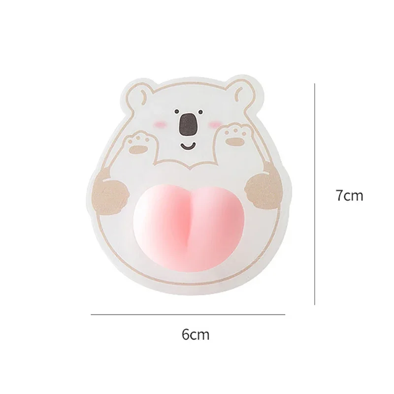 

MOONBIFFY 3D мультяшная силиконовая наклейка