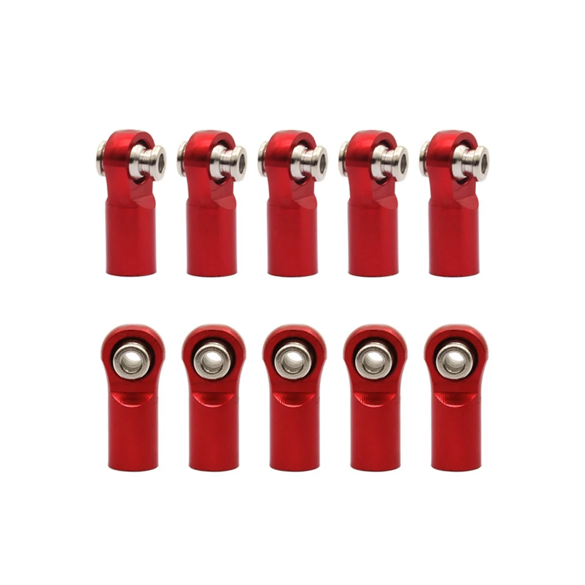 

Climbing Car for TRX4 SCX10 M4 1:10Metal Trolley Ball Buckle Climbing Car Adopts Tie Rod to Connect Metal Ball Head Red