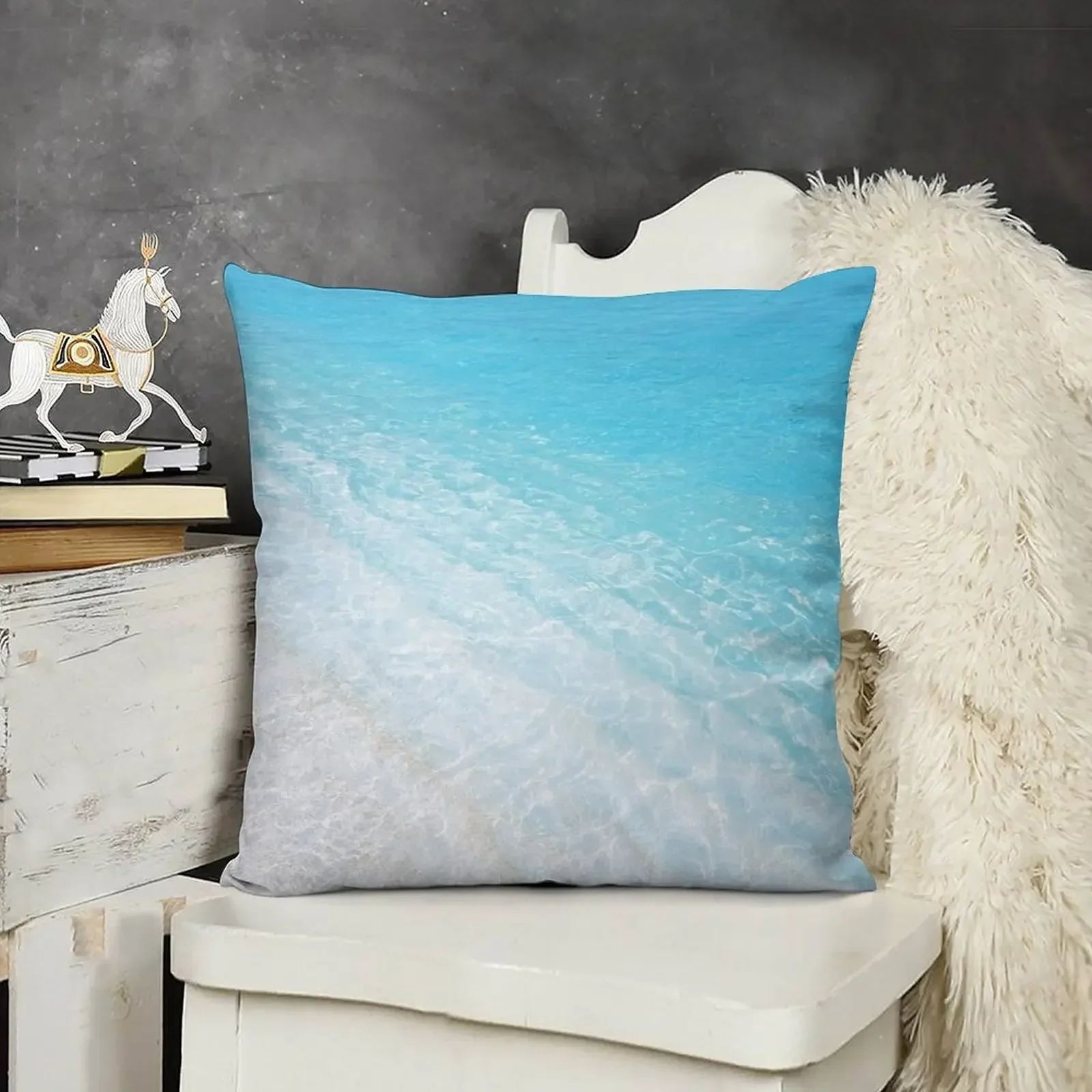 Тропические океанские волны бирюзово-синяя водная подушка роскошные аксессуары