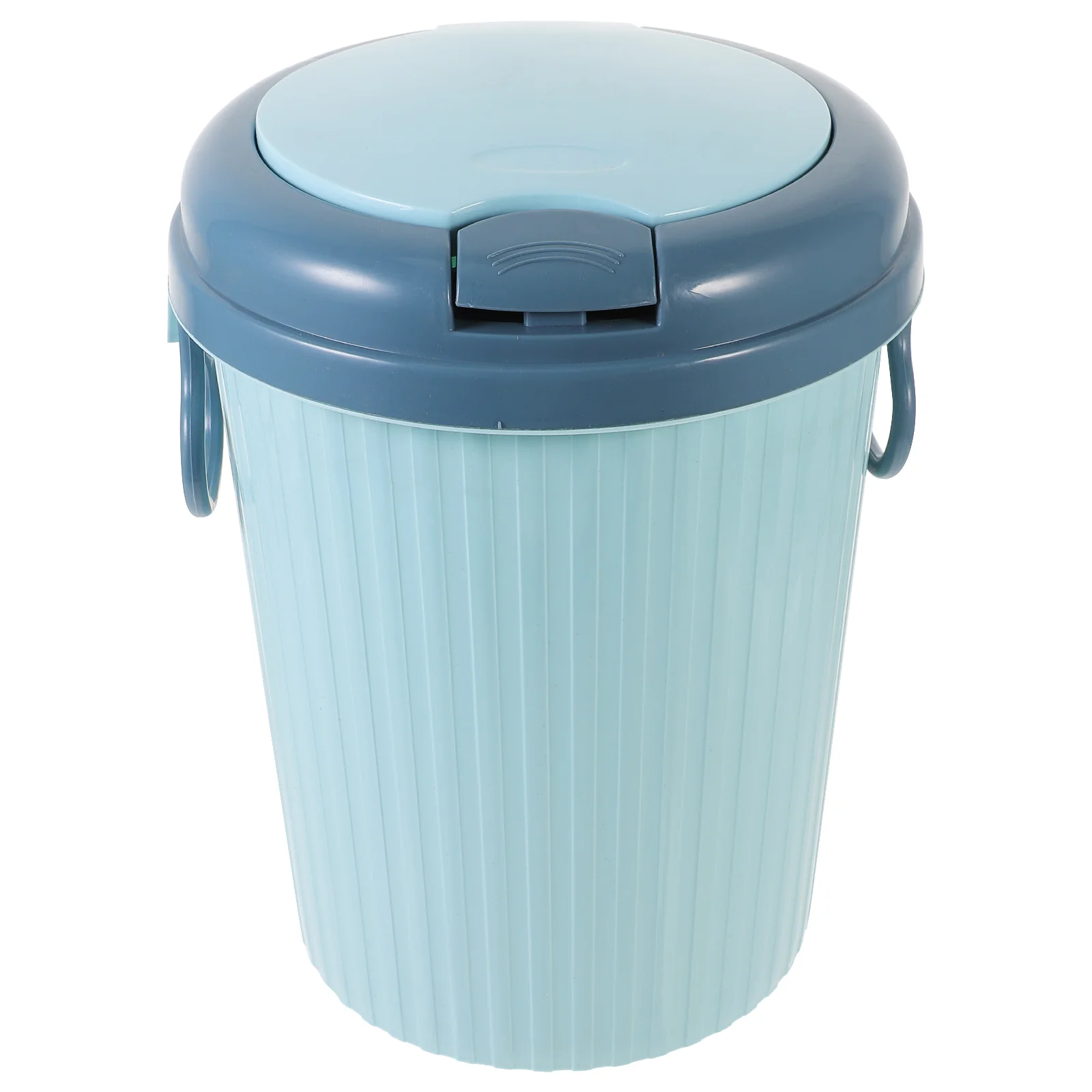 

Trash Can with Lid Plastic Garbage Can Trash Bin Wastebasket for Bathroom