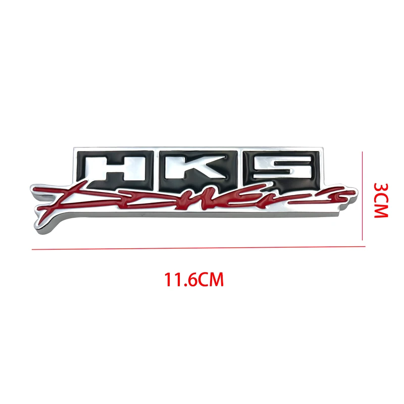 3D металлические модифицированные наклейки Hks Power и SPORTS с эмблемой передней