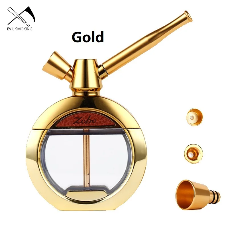 

EVIL SMOKING Featured High Quality Zinc Alloy Double Filter Tube Microporous Filter Hookah Men and Women Party Gift Smoking Set