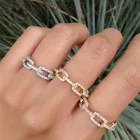 Женское кольцо из розового золота, с фианитом, CRL1038