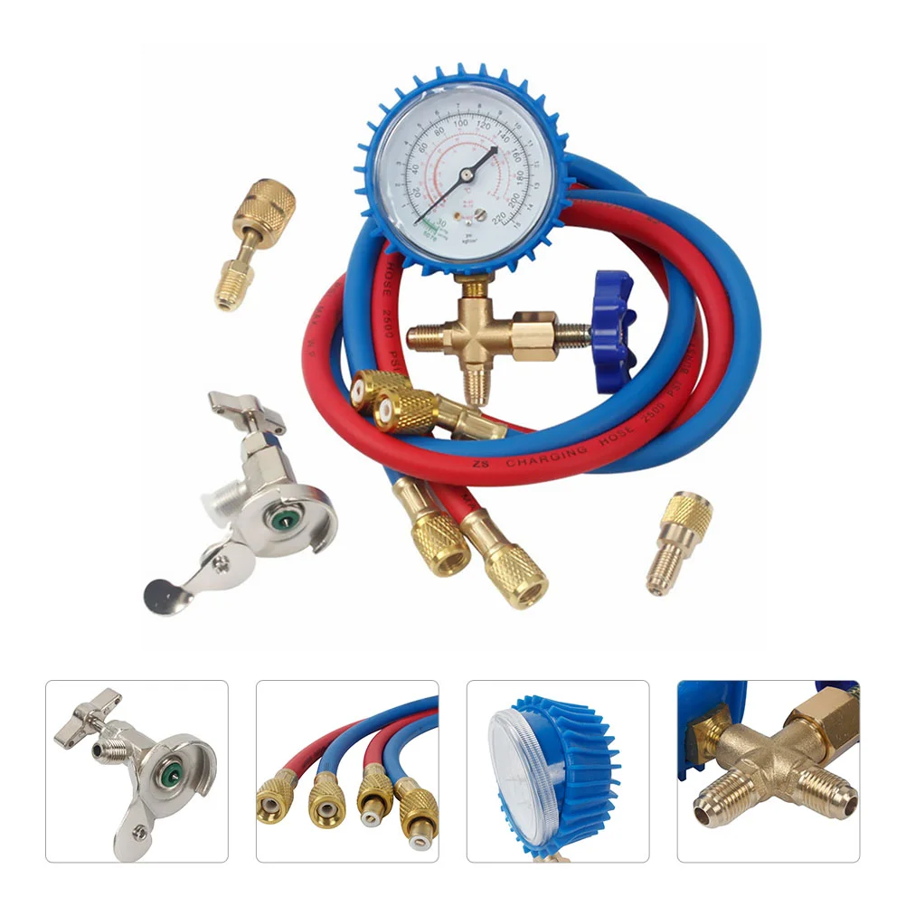 

Refrigerant Pressure Gauge Air Conditioning Service Tool Conditioner AC Refrigeration Charging