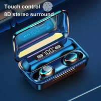 wireless earphones bluetooth compatible tws f9 5c 8d stereo handsfree headset waterproof earbuds with microphone charging case