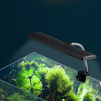 full spectrum aquarium led dimmable slim clip night stand mini aquarium decoration waterproof luz acuario lamp aquarium kc0118