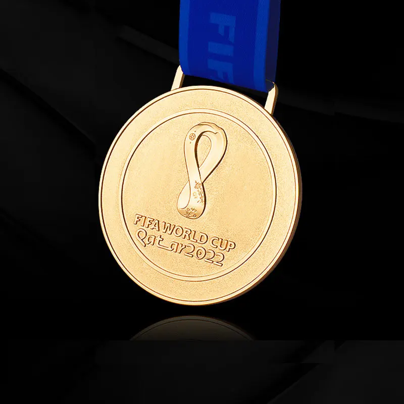 2022 Чемпионат мира по Кубку монеты Катара значок футбольных чемпионов копия