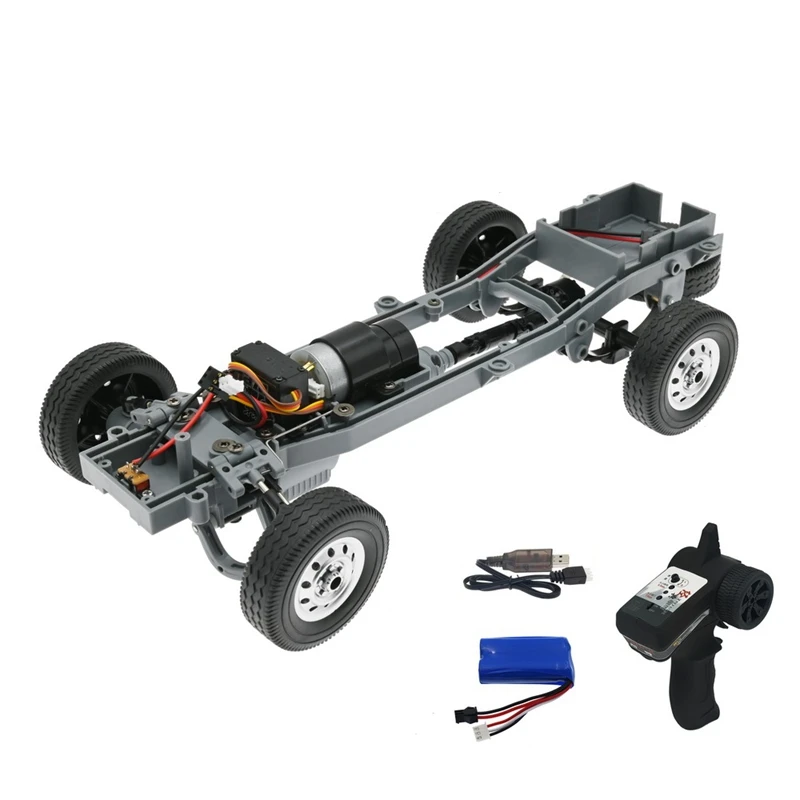 

4WD Electric RC Car Frame Chassis Kit With Transmitter For WPL D12 1/10 Off Road Vehicles Buggy Trucks Upgrade Parts