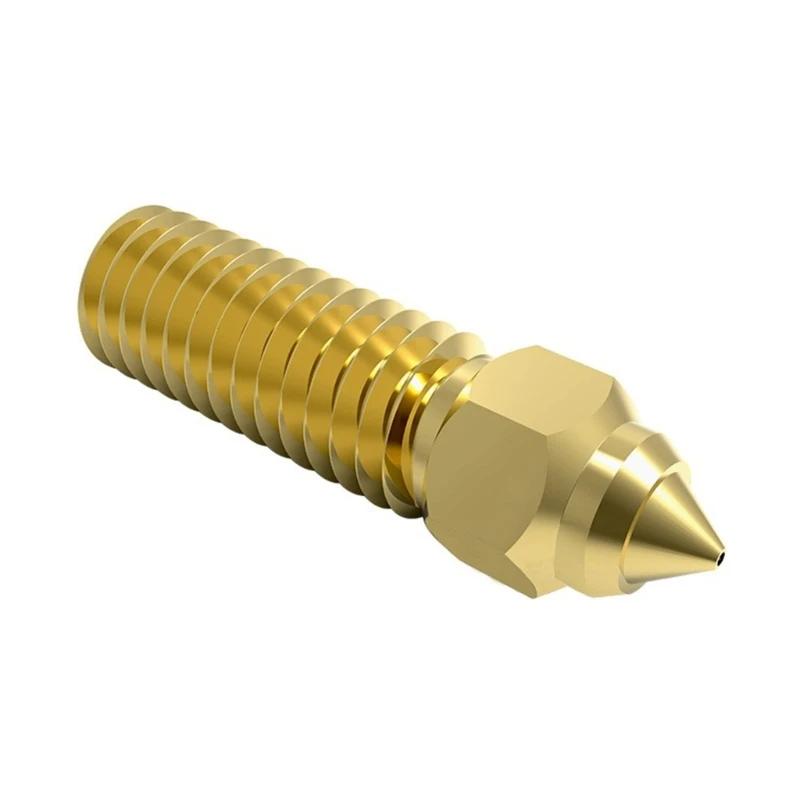 

3D Printer Volcano Nozzles Brass M6 Thread Hotend Nozzle 0.4mm For 1.75mm