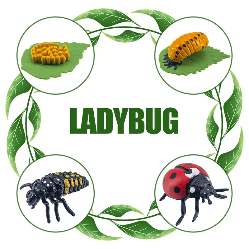 Фигурки пчелы божьей коровки паука 16 шт. |