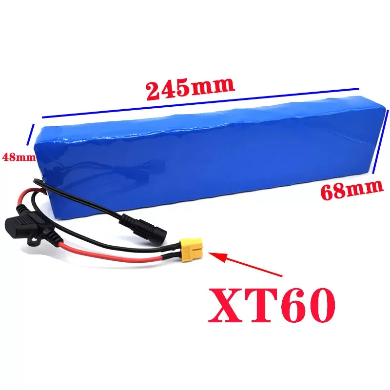 

Литий-ионный аккумулятор для электровелосипеда, 48 В, 350 Вт, 600 Вт, 18650 мАч