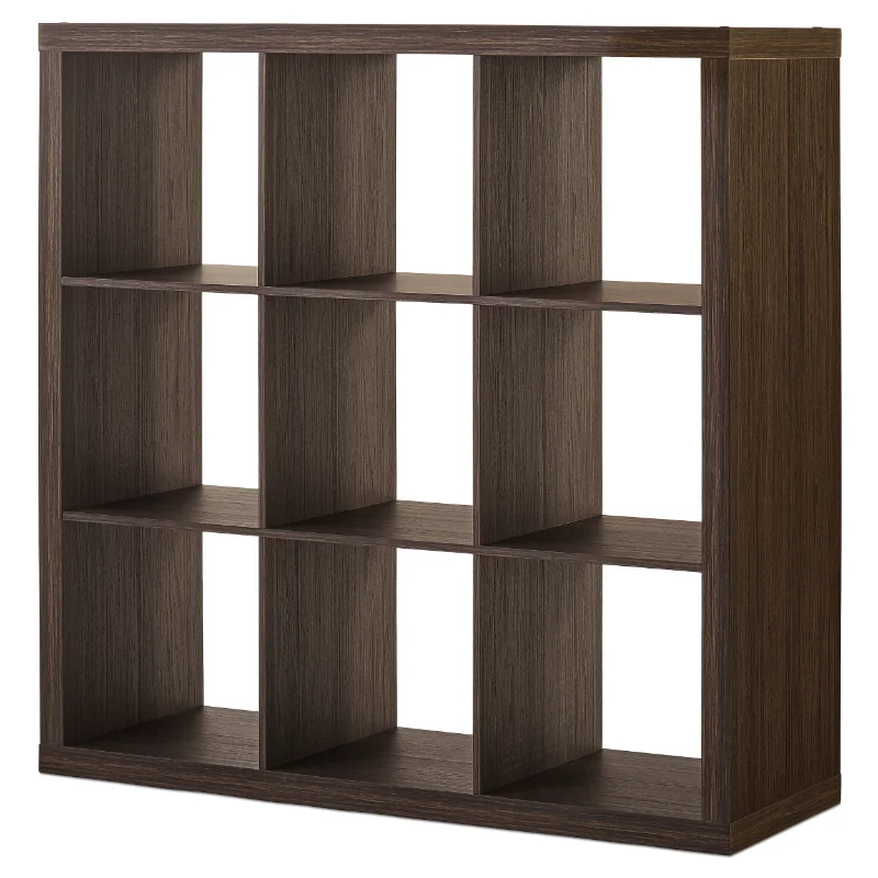 

9-Cube Storage Organizer, Tobacco Oak