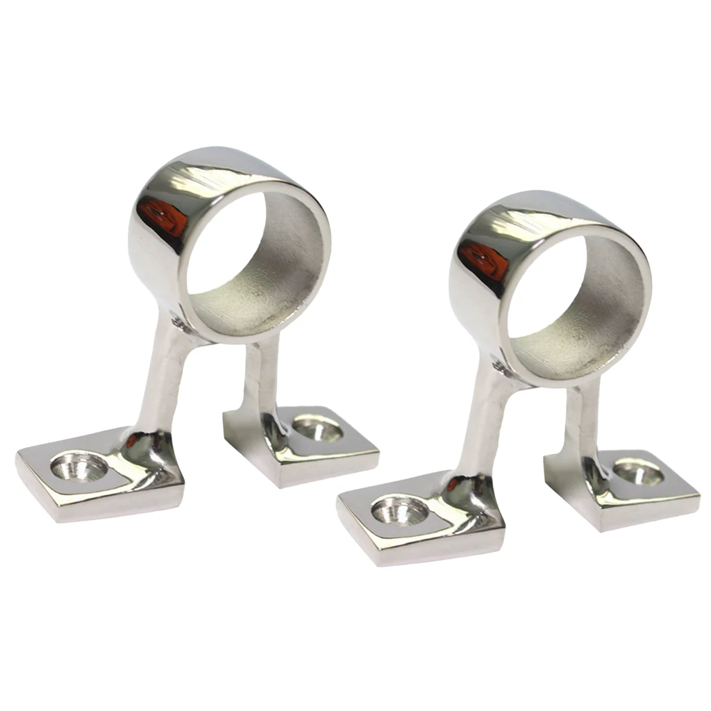 

2pcs 316 Stainless Steel Marine Boat Stanchion 90° Hand Rail Fitting 25MM
