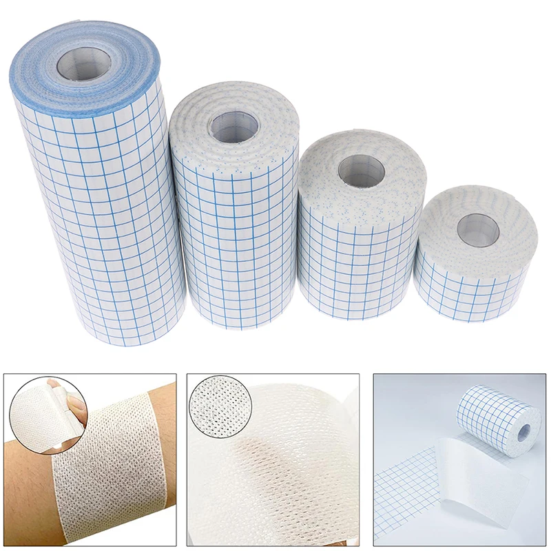 

1Roll Waterproof Dressing Self Adhesive Fixation Tape Bandage Useful Breathable Large 5cm*10m Nonwoven Wound Wound First Aid