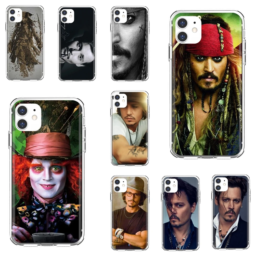For iPod Touch 5 6 Xiaomi Redmi S2 6 Pro 5A Pocophone F1 LG G6 Q6 Q7 G5 Pirates Caribbean Johnny Depp Jack Cell Phone Case Cover
