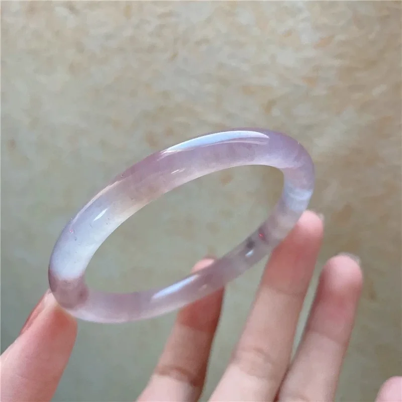 

Natural Pink Cherry Jade A Woman Bangle Bracelet Jewelry Inner Diameter 55mm 56mm 57mm58mm 59mm 60mm 61mm 62mm AAAAAA