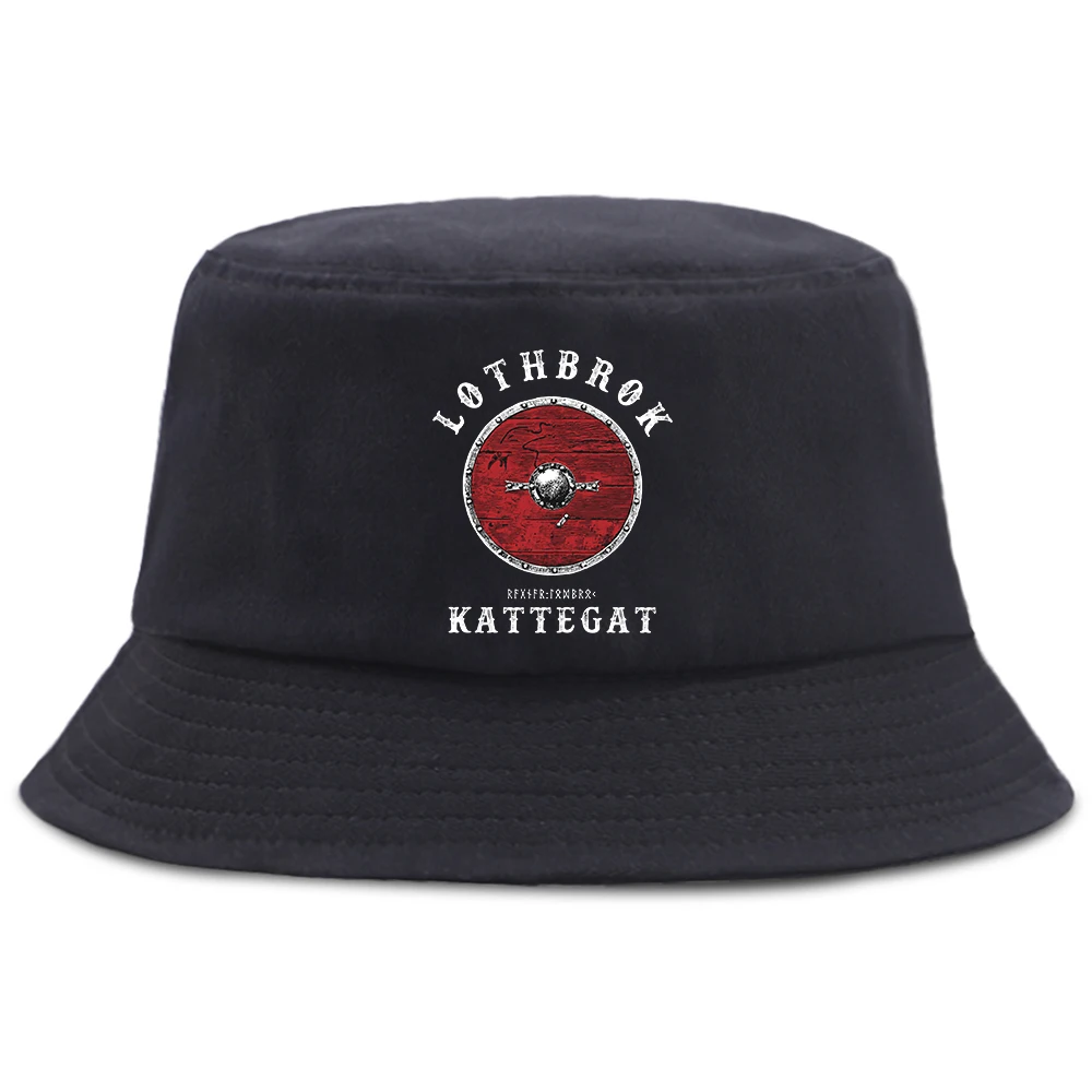 

Ragnar Lothbrok Kattegat Viking Women Sun Hats Fedoras Casual Unisex Panama Hat Harajuku Beach Sun Fishing Bucket Summer Cap