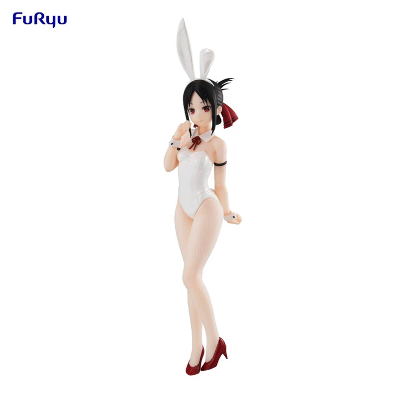 

FuRyu BiCute Bunny Kaguya-sama: Love Is War Shinomiya Kaguya White Bunny Girl Ver. Фигурки героев аниме, игрушечные модели, 29 см