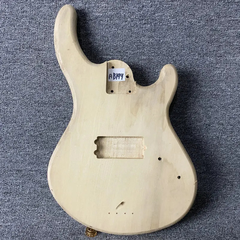 

AB199 4 Strings Electric Bass Body Unfinished with Natural Basswood Right Hand Custom Bass DIY