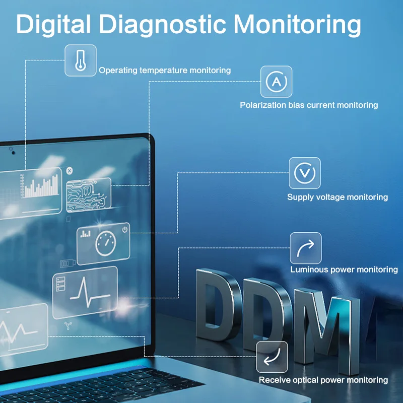 QSFP28-100G- DR1 0 5 км Один модуль LCport PAM4 1310 нм Оптический приемопередатчика