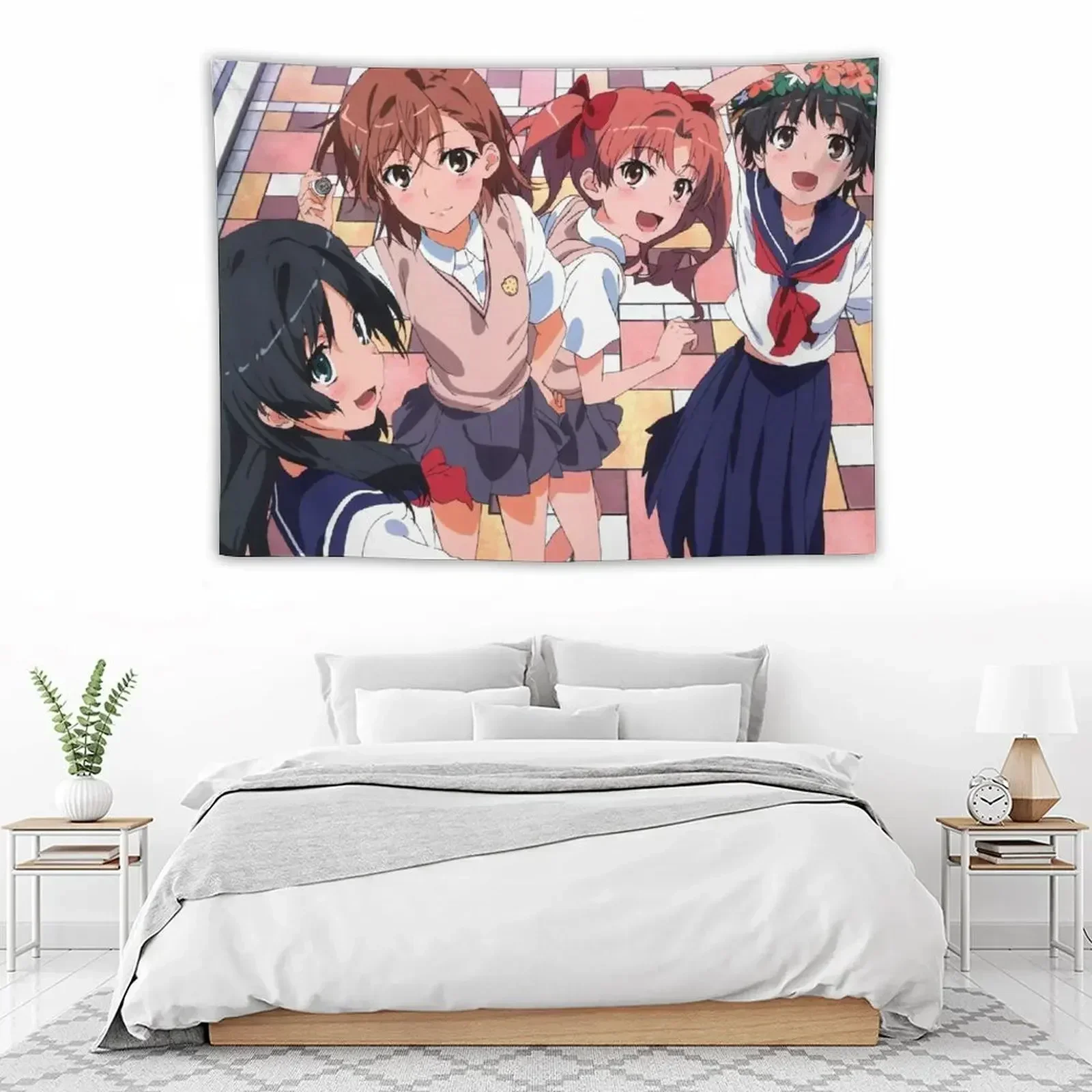 Таха Кагаку - Мисака Микото Шиай Куроко Сатань Руки Ухару Казари Гобелен Домашние